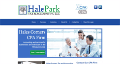 Desktop Screenshot of haleparkcpa.com